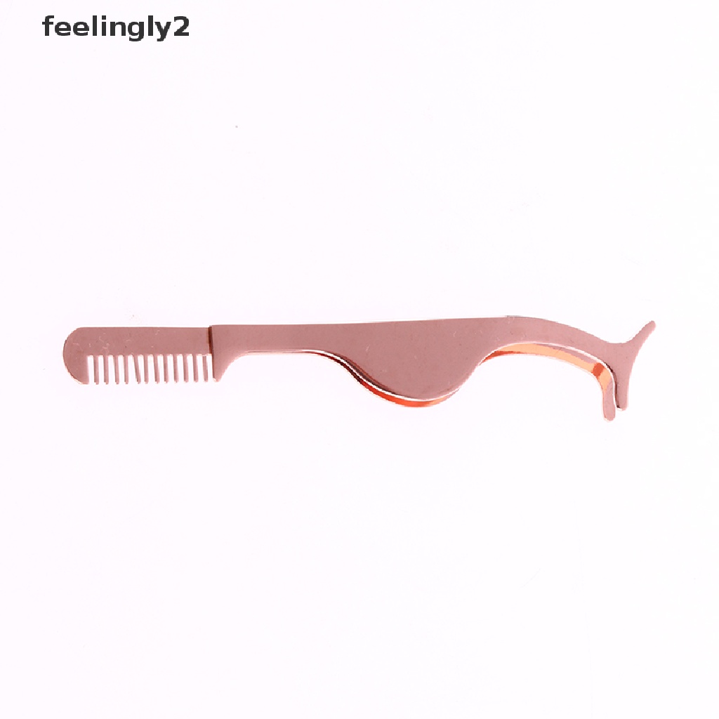 Nhíp Gắp Lông Mi Giả Bằng Thép Không Gỉ Tiện Dụng