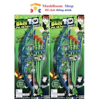 Vỉ đồ chơi bắn cung mushroom ben 10 dành cho bé