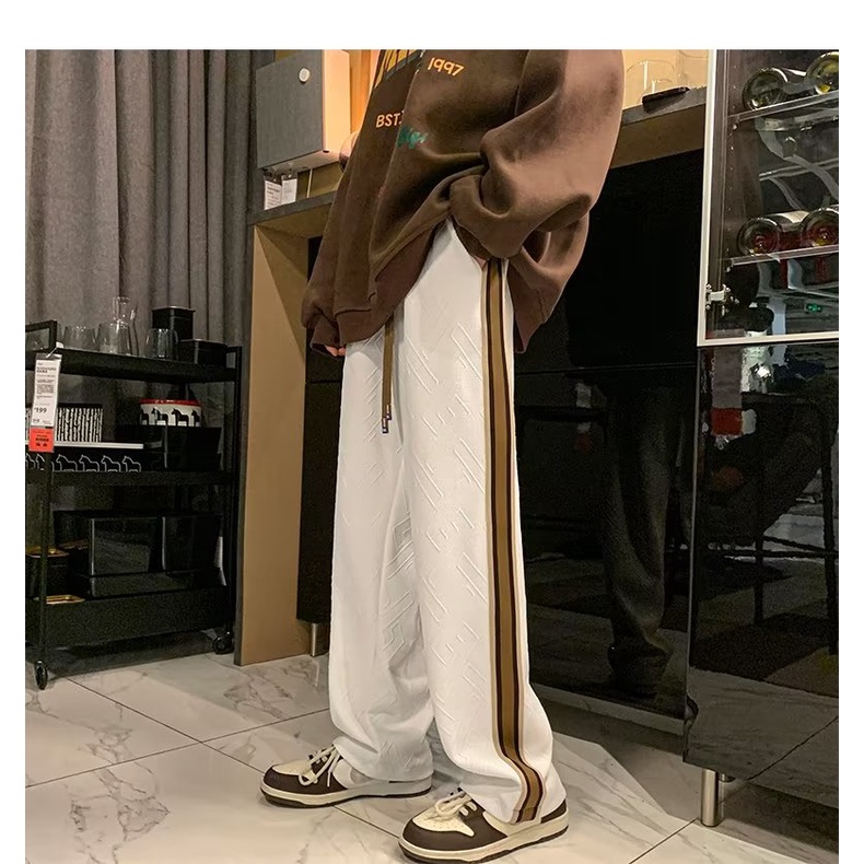 Quần Thể Thao Lưng Thun Ống Rộng Thời Trang Nhật Bản Cho Nam