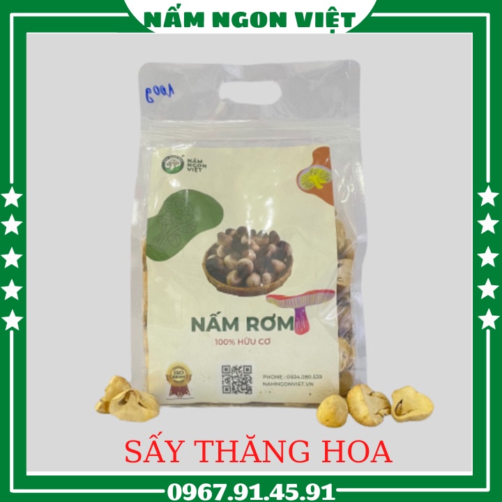 Nâm Rơm Sấy Thăng Hoa. Nấm Rơm Sấy Khô chuẩn Vietgap