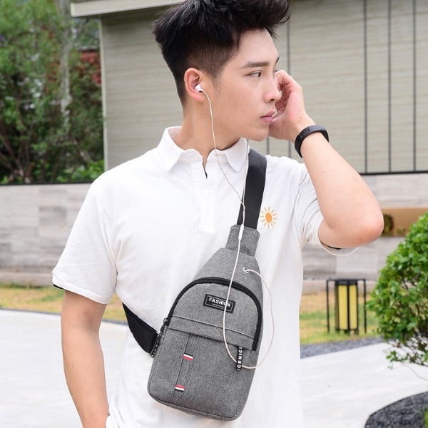 Túi Bao Tử Đeo Hông, Đeo Chéo Nam Vải Oxford Thời Trang TX089