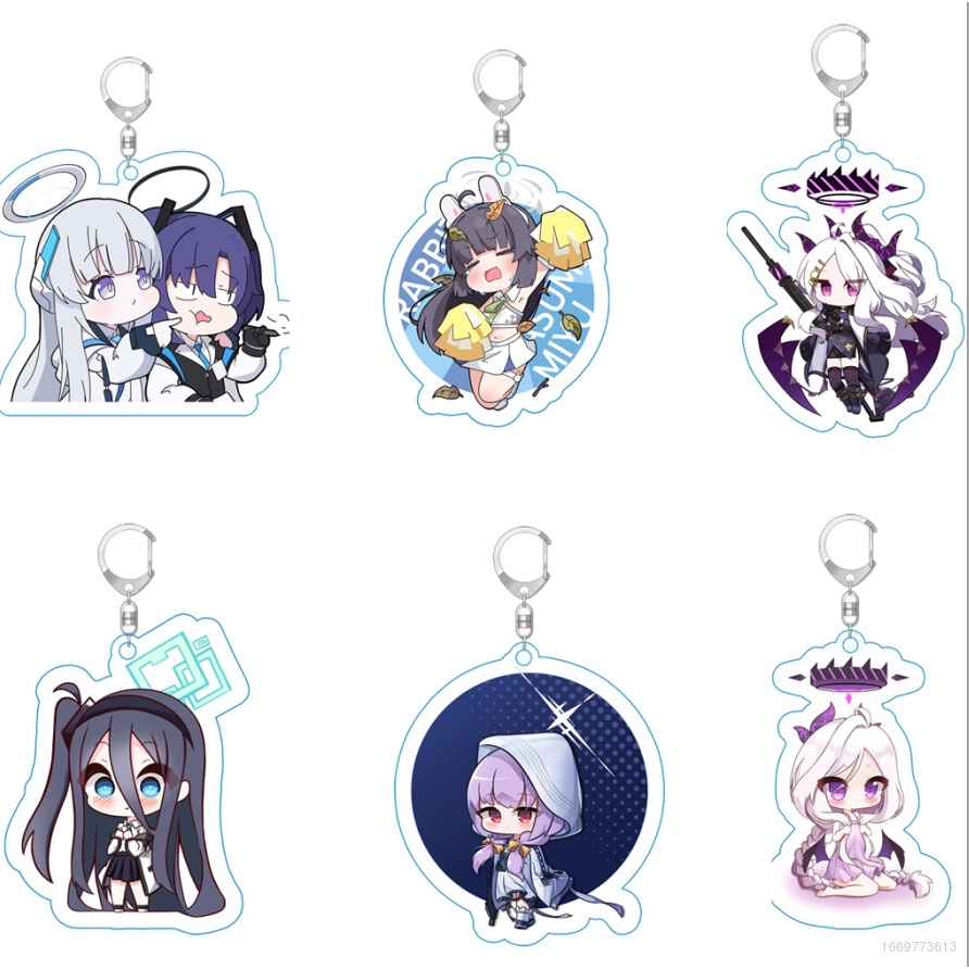 Móc Chìa Khóa Bằng Acrylic Hình Hoạt Hình Kasumizawa Miyu