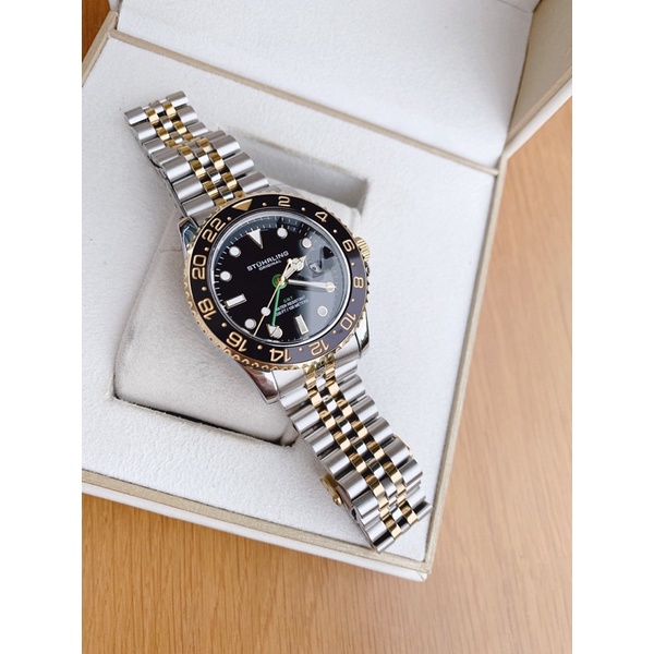 ĐỒNG HỒ NAM CHÍNH HÃNG Stuhrling Aqua-Diver 39683 Quartz