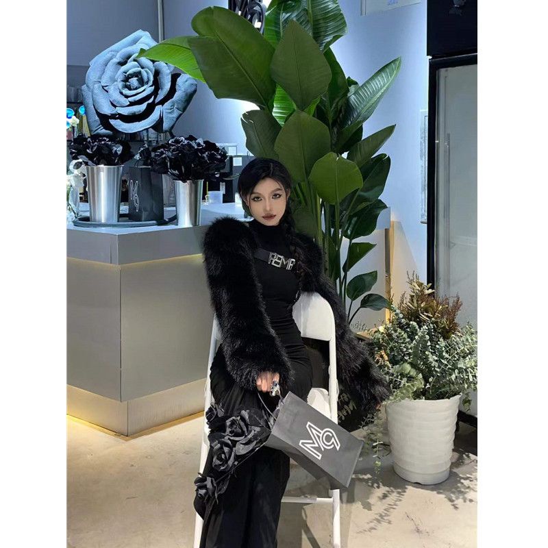 Áo Khoác Lông Giả Giữ Ấm Thời Trang Hàn Quốc 2022 Cho Nữ