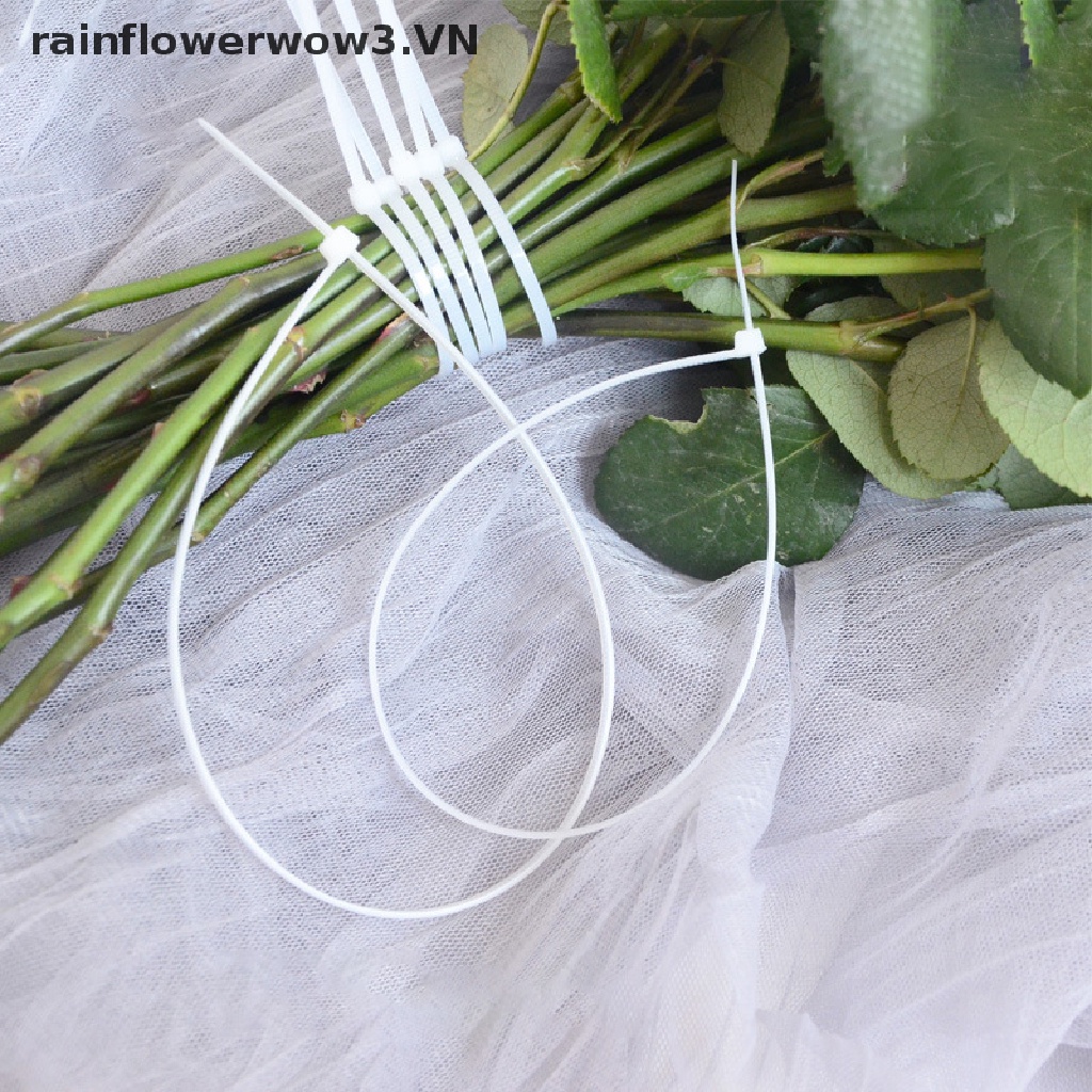 Set 100 Dây Rút nylon Tự Khóa 3X200 Vòng Tiện Dụng