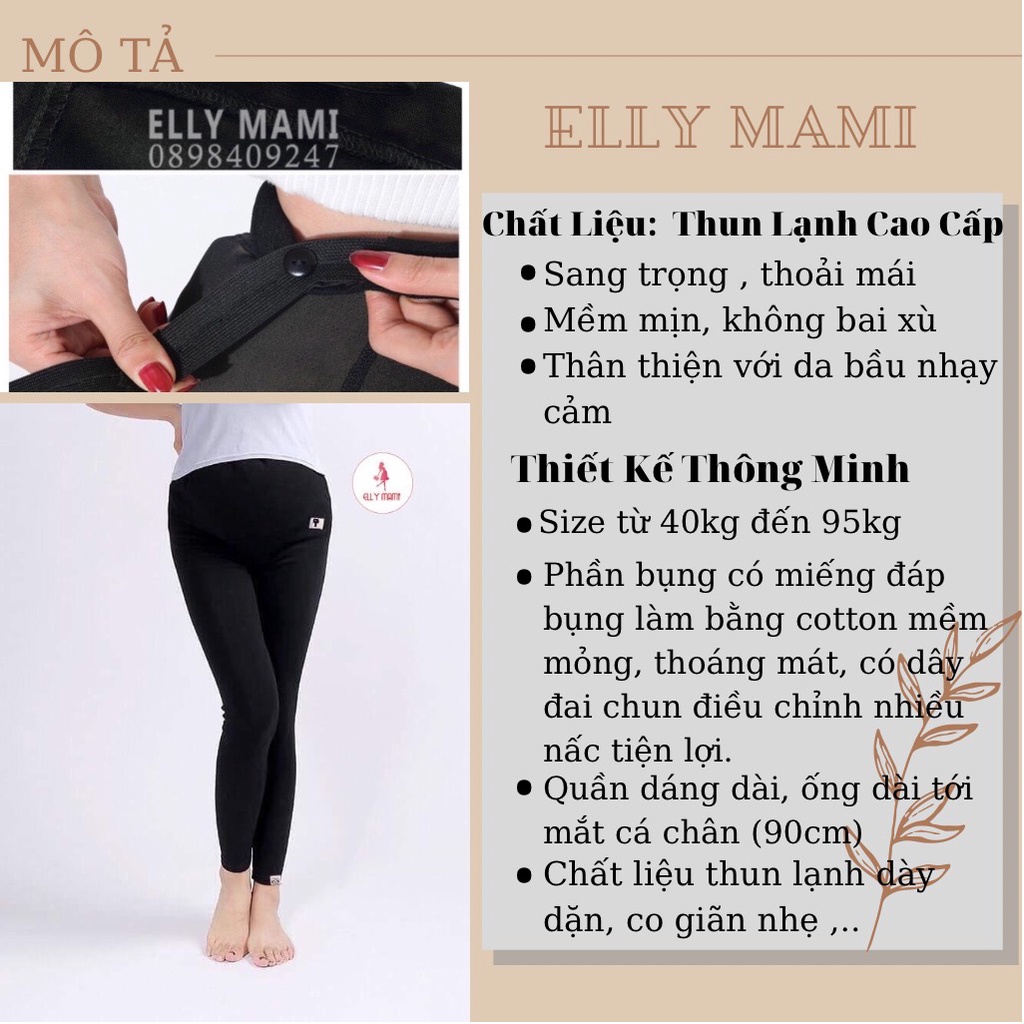 ( 40kg - 95kg ) Quần Legging Bầu , Bigsize Ngố Chỉnh Bụng Mặc Thoải Mái Suốt Thai Kì &amp; Sau Sinh Thiết Kế Cao Cấp
