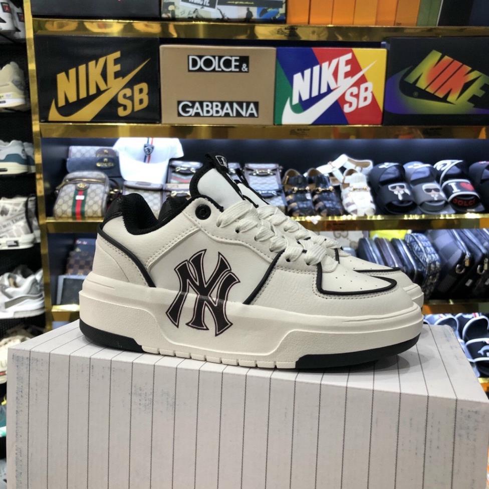 Giày MLB chunky dán HÀNG CAO CẤP MLB Chunky Liner New York Yankees White Black bản mới nhất hót tren 2022 đủ sz 36-43