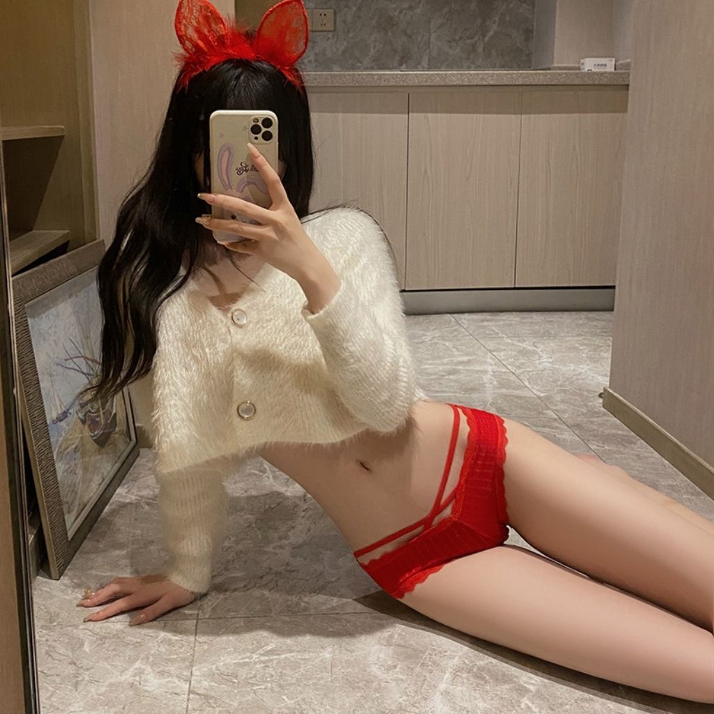 Quần lót nữ sexy ren viền chất liệu thun lạnh mềm mại 2 dây đan chéo gợi cảm và cuốn hút DOPICO L3042