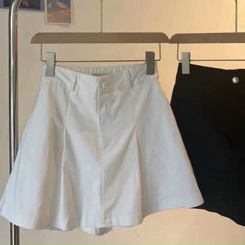 Chân váy TUYẾT MƯA 50% THUN SAU UN  dáng ngắn ngắn Thời Trang Cho Nữ - Thiên Yết