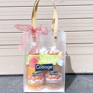 Set quà 20/11 sữa tắm tẩy da chết Cottage 250ml
