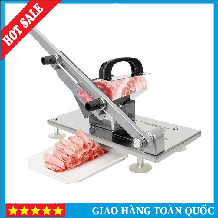 Dao Thái Thịt Đông Lạnh - Máy Cắt Thịt Bò, Rau Củ Quả Thành Lát Mỏng, Siêu Sắc Siêu Bền