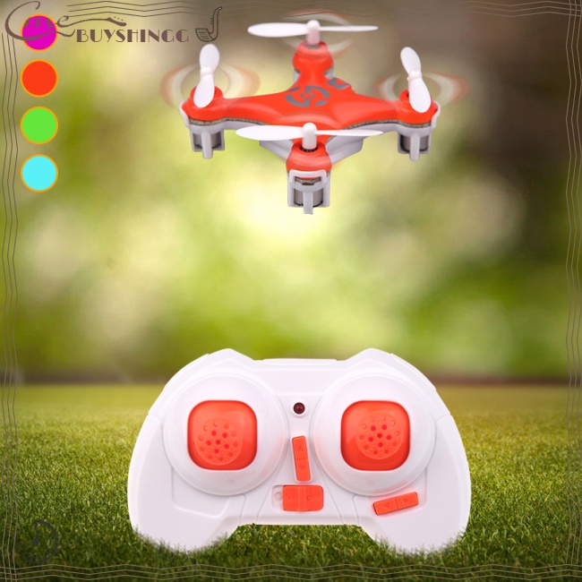 Máy Bay Điều Khiển Từ Xa Cheerson CX-10 CX10 Mini 2.4G 4CH 6 Trục Có Đèn LED