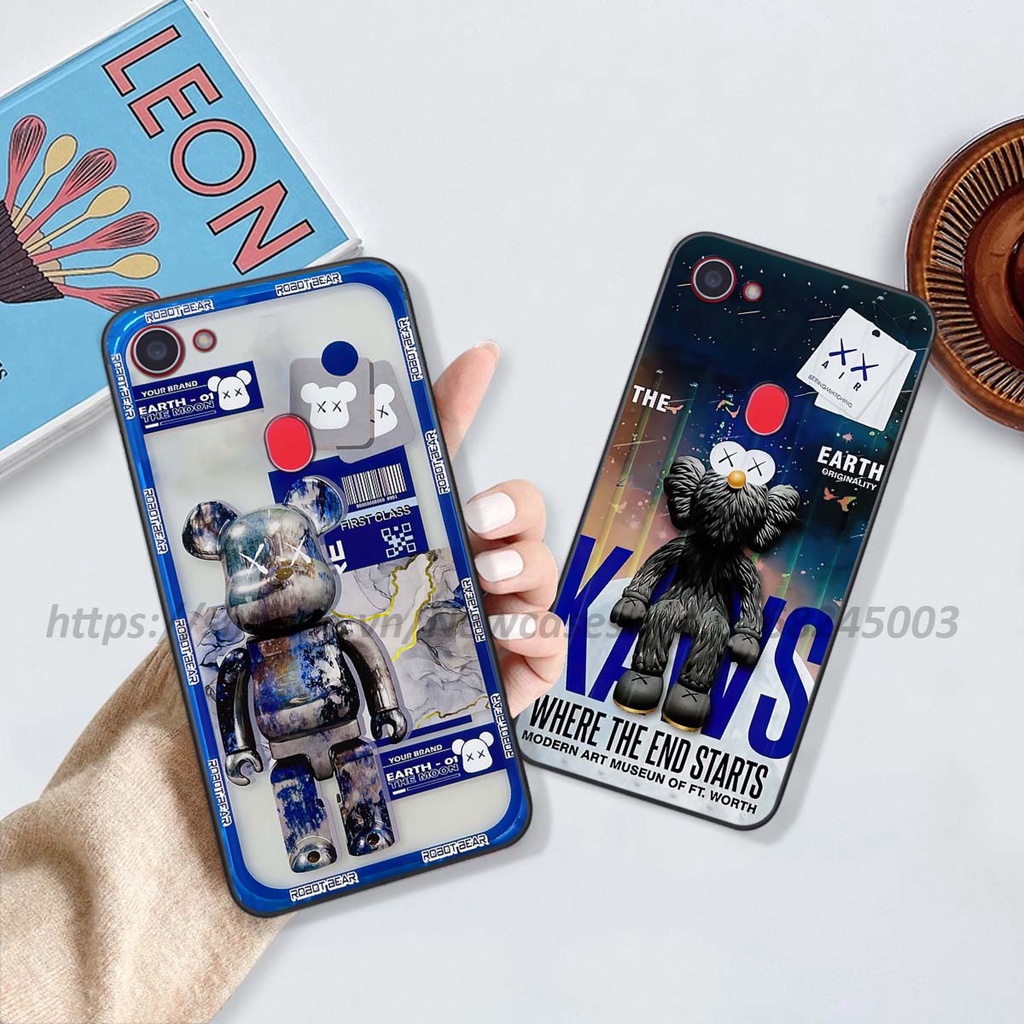 Ốp Oppo F5 / F5 Youth / F7 / A79 in hình Bear Brick,K@ws,smile,...hot trend