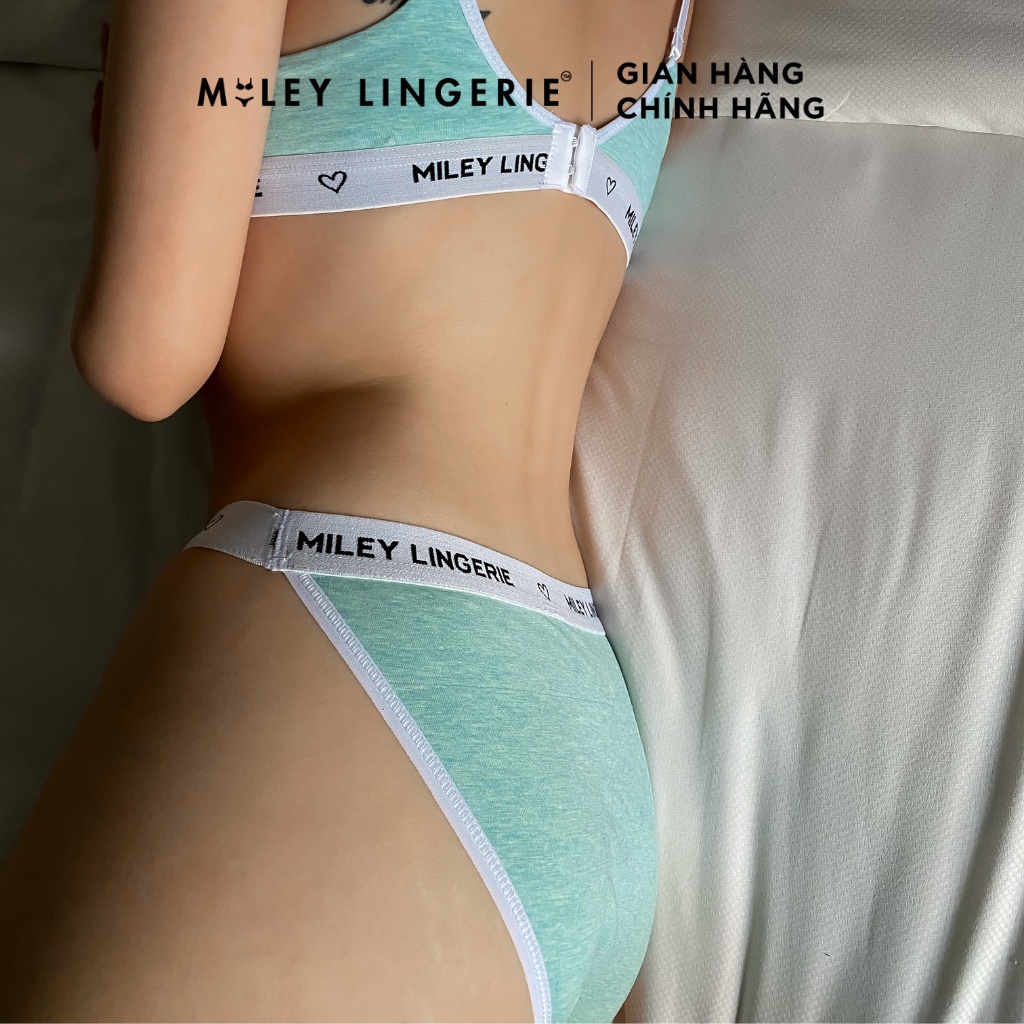 Combo 5 Quần Lót Melange Lưng Logo Miley Lingerie FCB0701