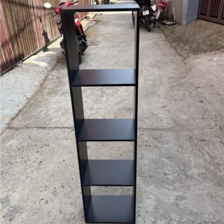 Kệ tổ ong 4 tầng kệ sách đa năng kệ màu đen chất liệu MDF chống nước chống mối chống mọt