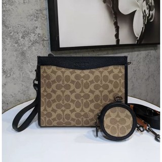 Túi coa**ch Hitch đeo chéo nam da thật xịn xò