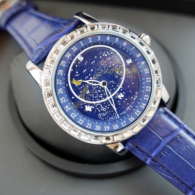 Đồng hồ nam cơ automatic ngân hà dây da khóa bướm size 42mm Pantak ngân hà - MR WATCH CS3