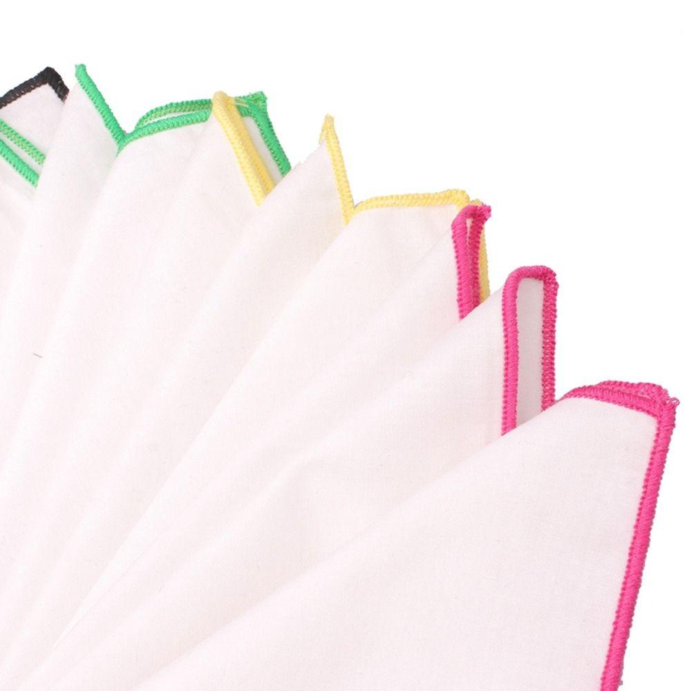 Khăn Tay Cotton Bỏ Túi Màu Sắc Trơn Phong Cách Vintage Cho Nam