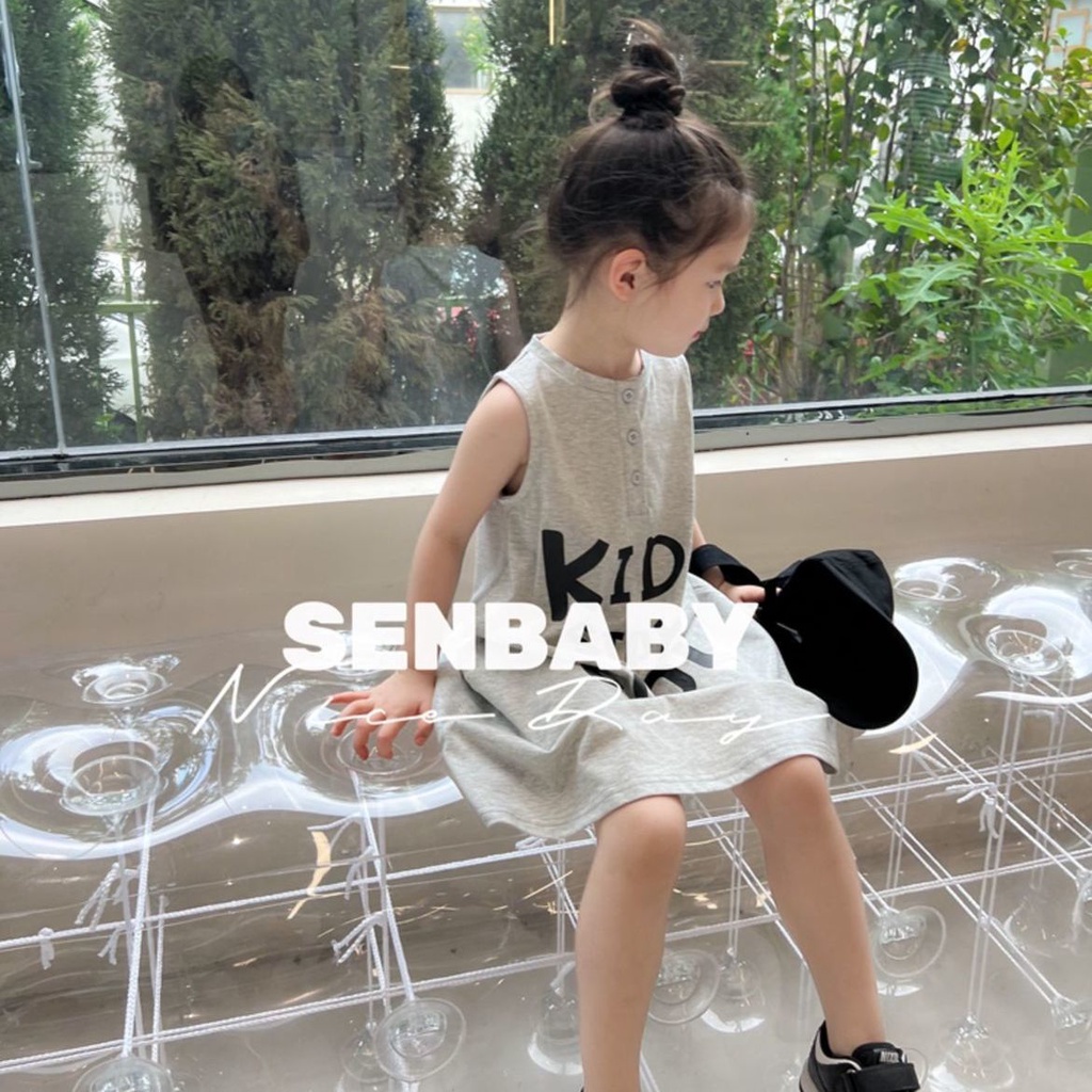 Áo Thun 100% Cotton Tay Ngắn Phong Cách Hàn Quốc Thời Trang Mùa Hè Cho Bé Gái