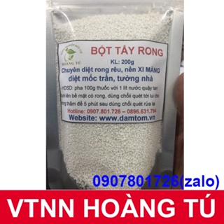 Bột Tẩy Diệt Rong Rêu Trên Nền Xi Măng, Sân Gạch