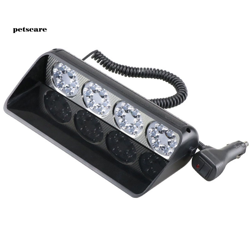 Đèn LED 24 Bóng Siêu Sáng Báo Tín Hiệu Khẩn Cấp Gắn Kính Chắn Gió Xe Hơi