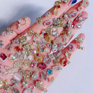 Set phụ kiện charm đính móng tay nail charm kiểu mix mẫu lộn xộn