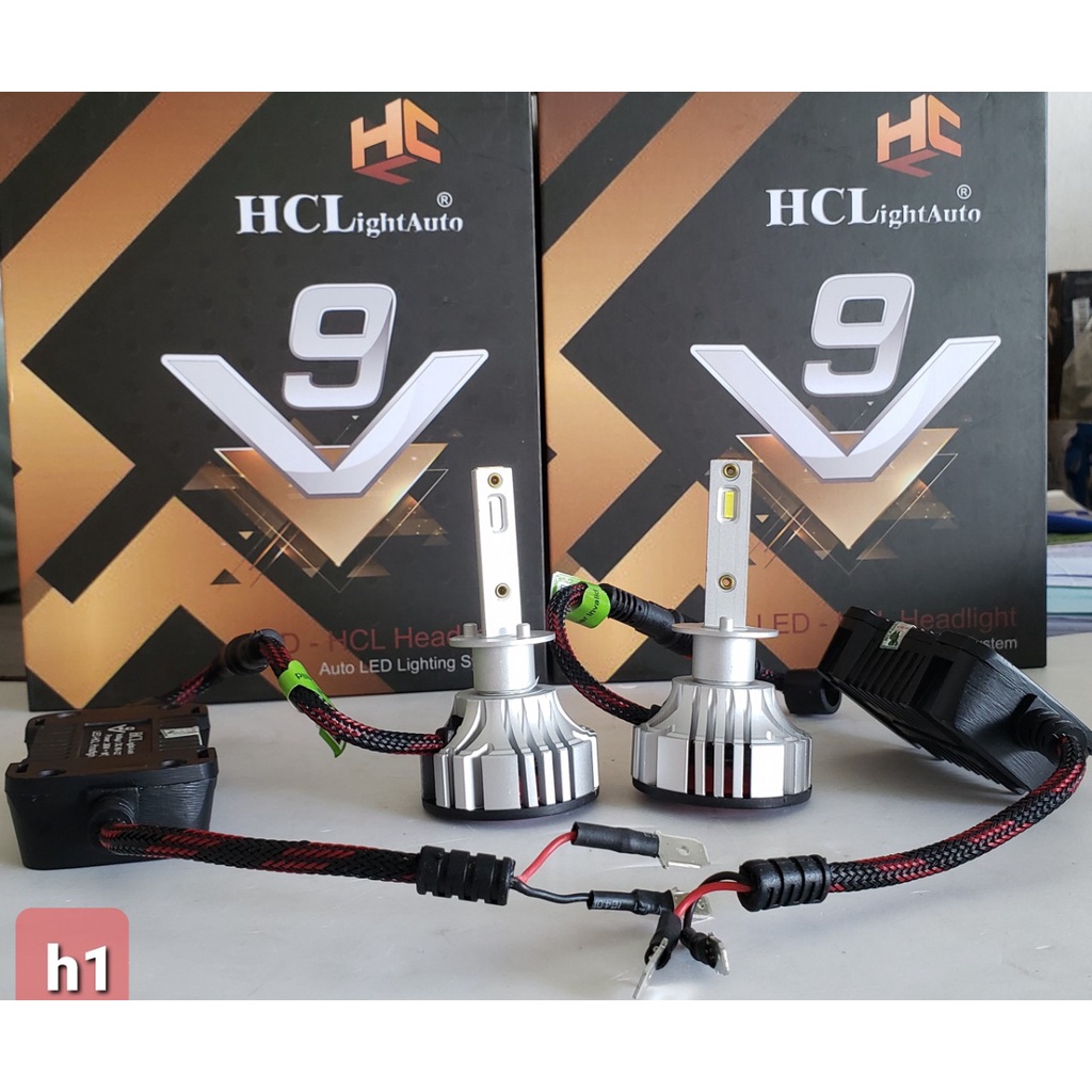 Led V9 sáng trắng lắp oto xe máy chân 880/881/9012/9005/9006...