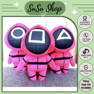 Gấu bông trò chơi con mực squid game cao cấp memon