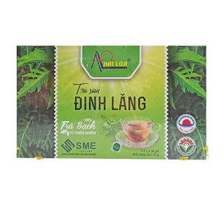 Trà Sâm Đinh Lăng(trà túi lọc) [Hai Lúa - Phú Qưới ]hộp 30 gói