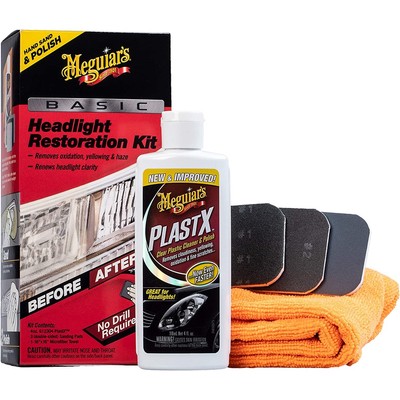 Meguiar's Bộ phục hồi đèn pha cơ bản - Basic Headlight Restoreration Kit, G2960
