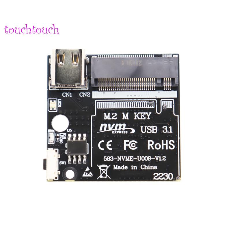Bộ Chuyển Đổi M.2 NVME USB3.1 Type-C M.2 NVME M2 SSD M.2 Sang USB3.1 M.2 NVME M2 SSD JMS583 Cho 2230-2280 M.2 SSD