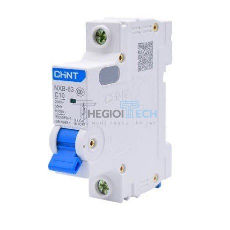 Cầu dao tự động, CB NGẮT MẠCH 1 PHA ChinT NXB-63 1P 1A, 2A, 3A, 4A, 5A, 6A, 10A, 16A, 20A, 25A, 32A, 40A, 50A, 63A - NXB-63 1P 6A