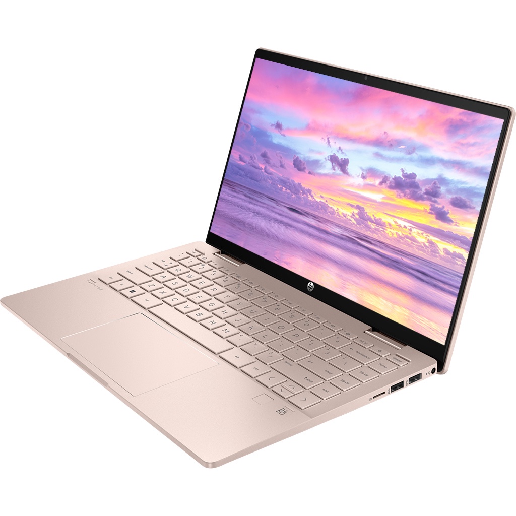 Laptop HP Pavilion X360 14-ek0056TU (7C0P7PA) | (7C0P8PA)/ Gold/ Intel Core i5-1235U / RAM 8G / 14inch touch