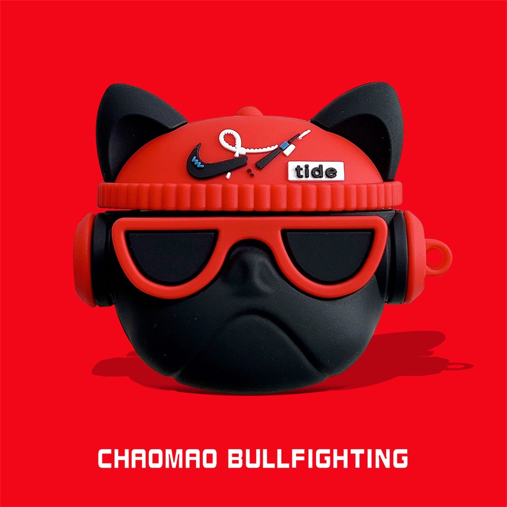 Vỏ Bảo Vệ Hộp Sạc Tai Nghe bluetooth Không Dây Baseus Bowie WM05 Bằng Silicon Mềm Họa Tiết Hoạt Hình 3D Dễ Thương