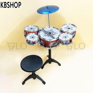 Bộ trống jazz drum 5 trống có ghế cho bé