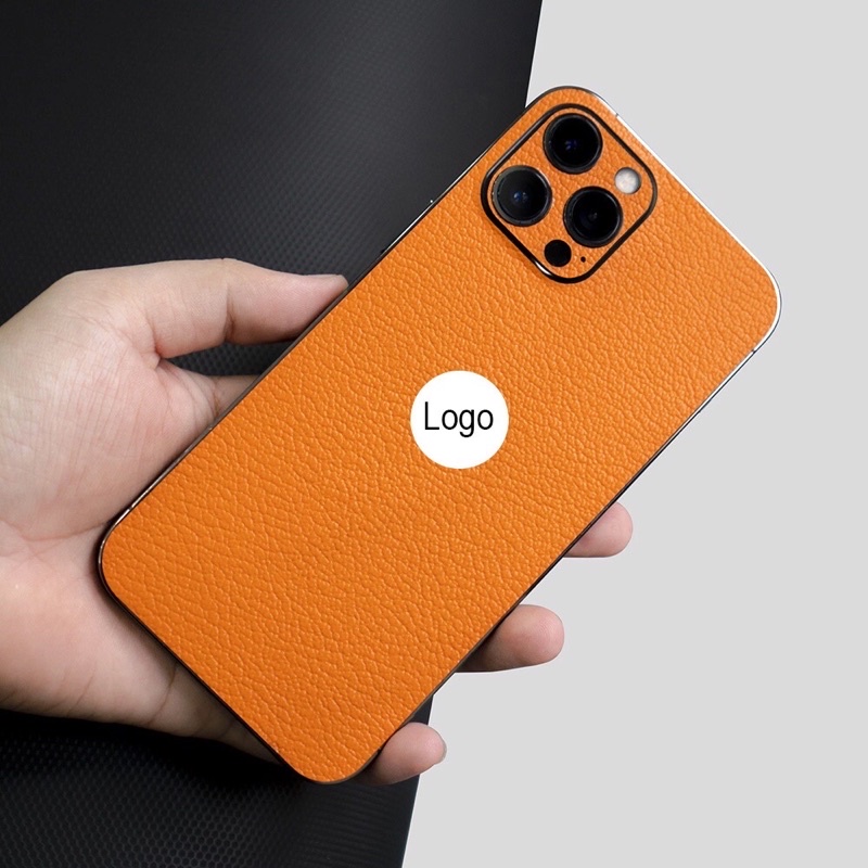 MIẾNG DÁN DA MÀU CAM HM CHO IPHONE 13 PRO MAX 13 PROMAX 12 PRO MAX 11 PRO MAX XSMAX X/XS 7/8PLUS