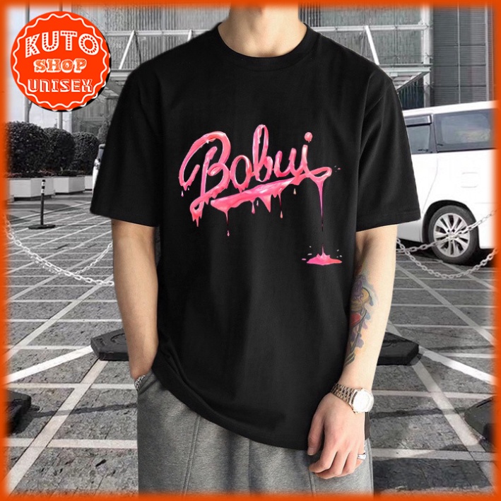 Áo Thun Tay Lỡ Local Brand BOBUI Cotton 100 Form Rộng Unisex