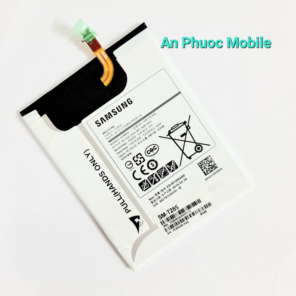 Pin Samsung Galaxy Tab A  7" inch/ T285  hàng Zin tháo máy