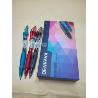 Bút ký mực gel Cenvava Mini-1000 mực xanh đỏ đen bút viết êm đều màu