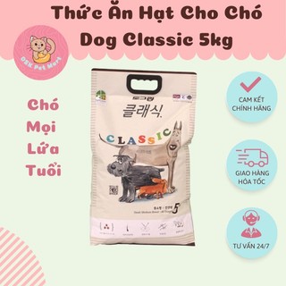[Bao 5kg] Thức Ăn Hạt Cho Chó Mọi Lứa Tuổi - Dog Classic /  Manina