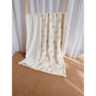 Chăn nỉ xô muslin Be