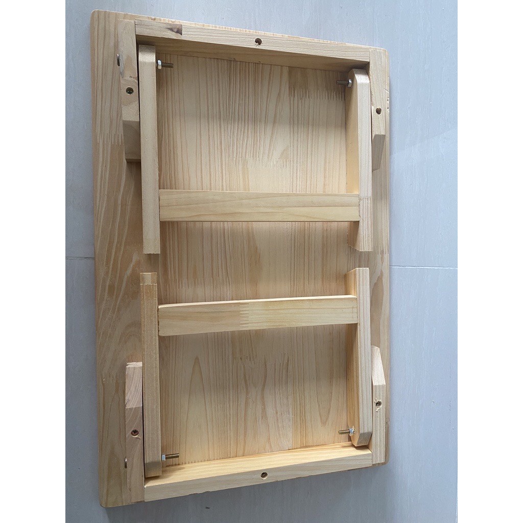 Bàn gỗ gấp gọn 40x60, bàn chân thang xếp chữ nhật gấp gọn ngồi bệt gỗ tự nhiên đa năng XẢ KHO | BigBuy360 - bigbuy360.vn