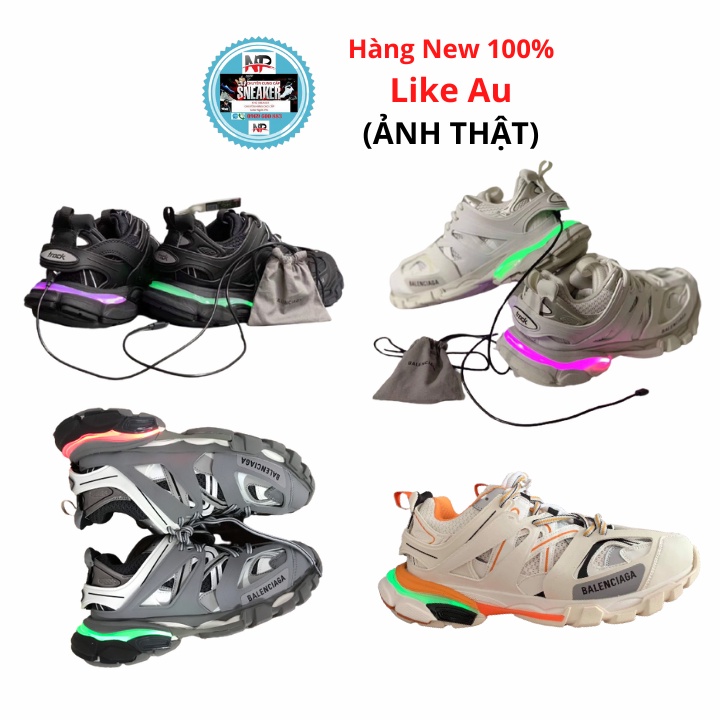 TRACK LED 7 MÀU ĐÈN 2 CHẾ ĐỘ NHÁY - GIÀY THỂ THAO SNEAKERS NAM NỮ BALENCIGA TRACK 3.0 BẢN LED