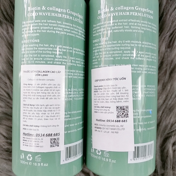 Uốn lạnh cao cấp collagen Bosecher