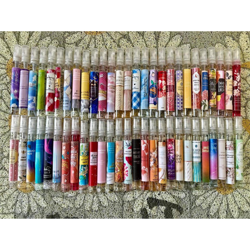 Set Body Mist  5 Mùi Chiết Mix Bath & Body Works Random