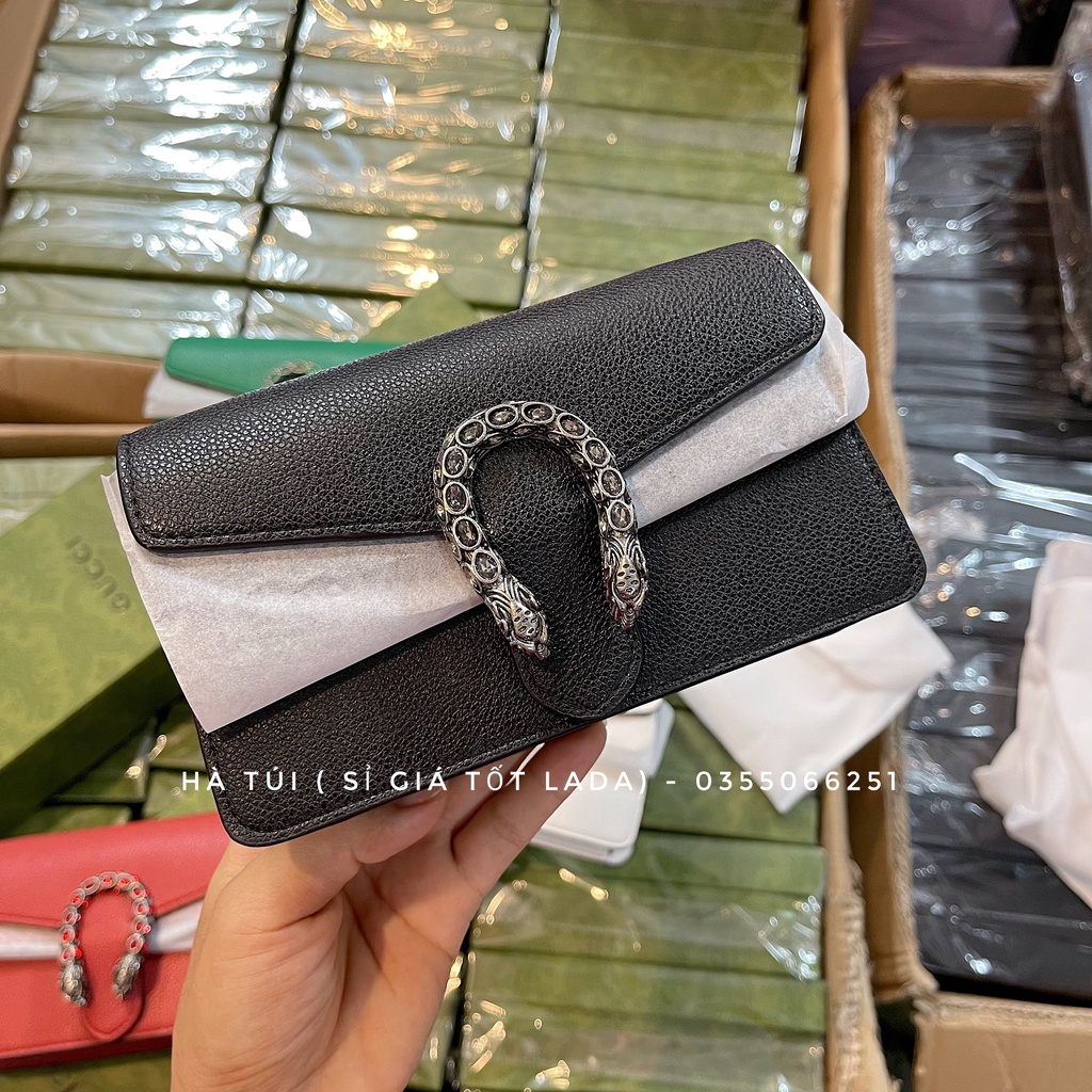 Túi Gu xi đầu rồng da hạt ( Có hộp )