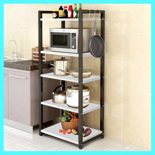 Kệ Để Lò Vi Sóng nhiều tầng, kệ nhà bếp khung thép sơn tĩnh điện, sắp xếp gia vị đồ dùng ngăn lắp, tháo lắp dễ dàng