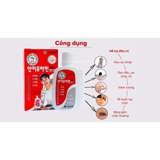 Dầu Nóng Hàn Quốc Antiphlamine 100ml