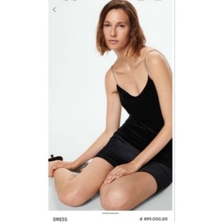 Đầm nhung body dây đẹp