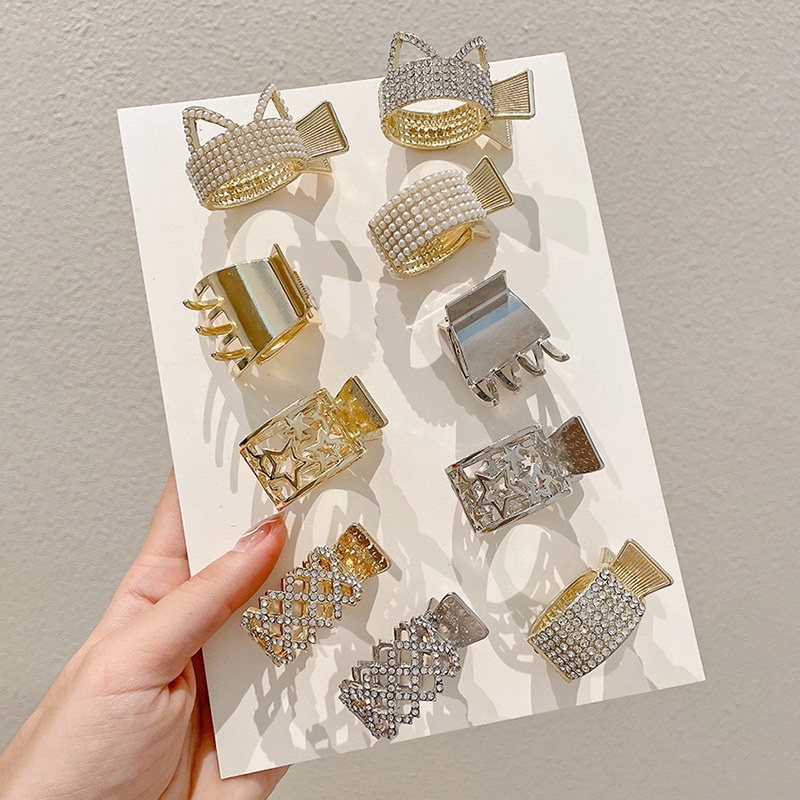 Kẹp càng cua đính đá cao cấp thời trang dành cho nữ